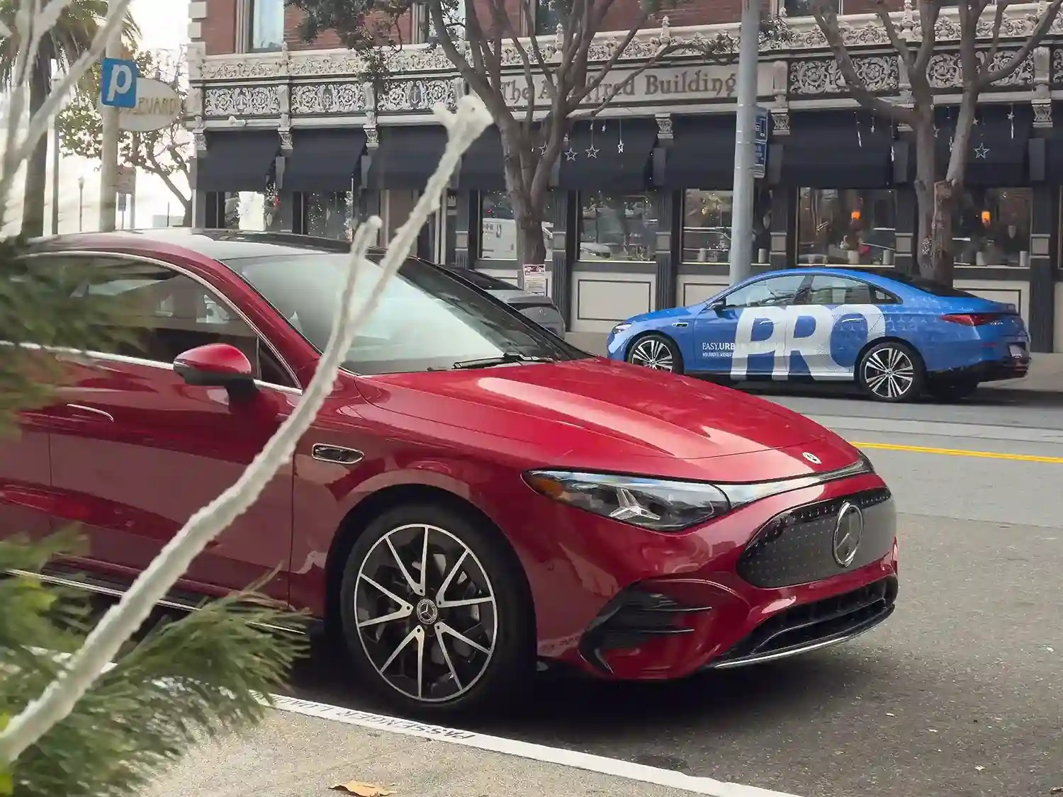 Mercedes-Benz CLA testing self-driving features on city streets